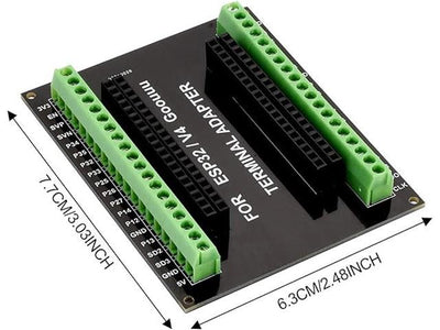 BDD ESP32 SCREW TERM B/O BOARD C - ESP8266 & ESP32 Modules -