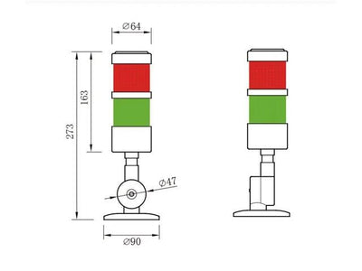 CLX - MSL - 201 - BN - RYG - Industrial Automation -