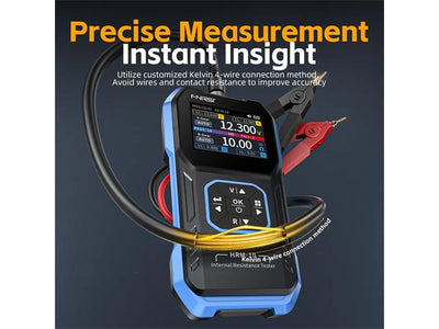 FNIRSI HRM-10 BATT VOLT RES TEST