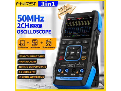 FNIRSI DSO2C53T DUAL CH 50MHZ - Oscilloscopes -