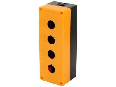 HKD BX4 - 22 IP65 PB ENCLOSURE YEL - Plastic Enclosures -
