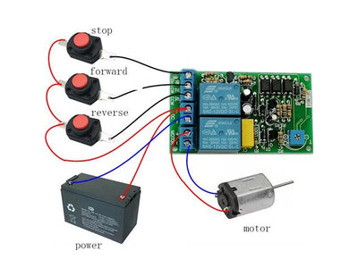 HKD FORW/REVSE MOTOR CONTROL 12V - Motors, Motor Drivers & Controllers -