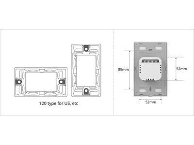 SONOFF ZBM5 - 2C - 120W ZIGBE SWITCH - Home Automation - 6920075742985