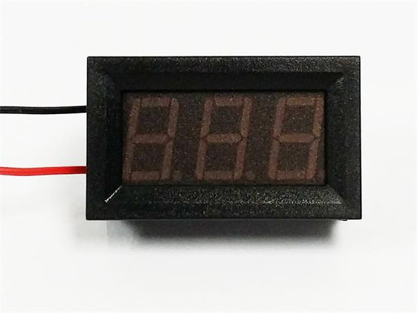 12vDC Voltmeter with LED Digital Gauge
