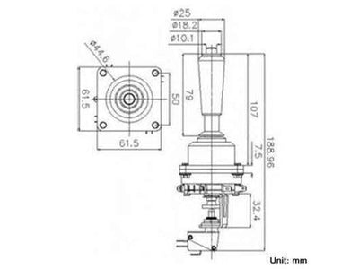 ALX JOYSTICK HEAVY DUTY 4/8 AXIS - Sensors -