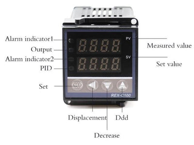 BDD REX-C100 TEMP CONT+SSR+HS+TC - Panel Meters -