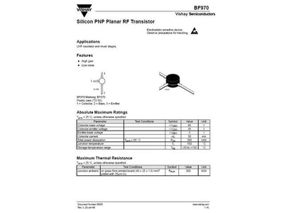 BF970 - Transistors -