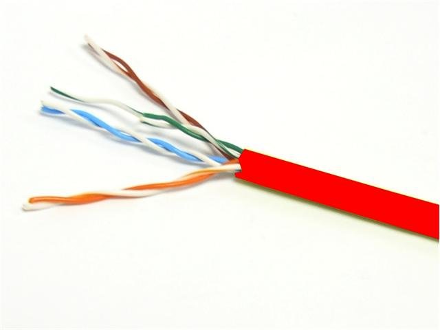 Cat7 Cable de Cobre 4 Pares S/FTP Blindado Eca Naranja Huber+Suhner