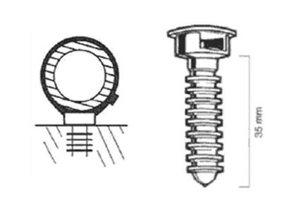 CBT ANCHOR EH1W8 - Cable Fasteners & Fixings -