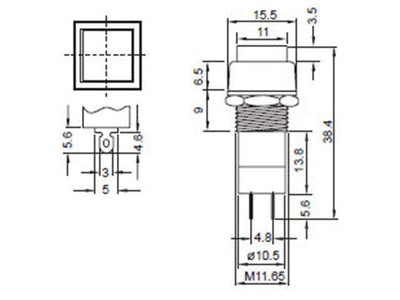 R18-23B BLACK - Switches -