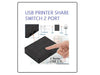 USB PRINTER SHARE SWITCH 2 PORT - USB Hubs, Adaptors, & Extenders -